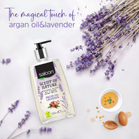 Saloon Premium Vegan Soap | Argan Oil - Levander - 17 oz (500ml)