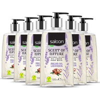 Saloon Premium Vegan Soap | Argan Oil - Levander - 17 oz (500ml)