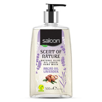 Saloon Premium Vegan Soap | Argan Oil - Levander - 17 oz (500ml)
