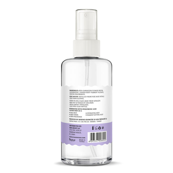 Rosense Rose Water with Hyaluronic Acid