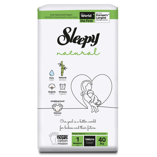 Sleepy Natural - Baby Diaper - 1|Newborn