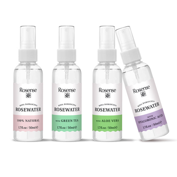 Rosense Rose Water Discovery Set - Rosewater Selection 1.7ozx4