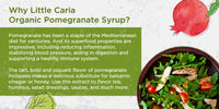Little Caria Organic Pomegranate Molasses - USDA Organic, Mediterranean Superfood, 11.6 oz