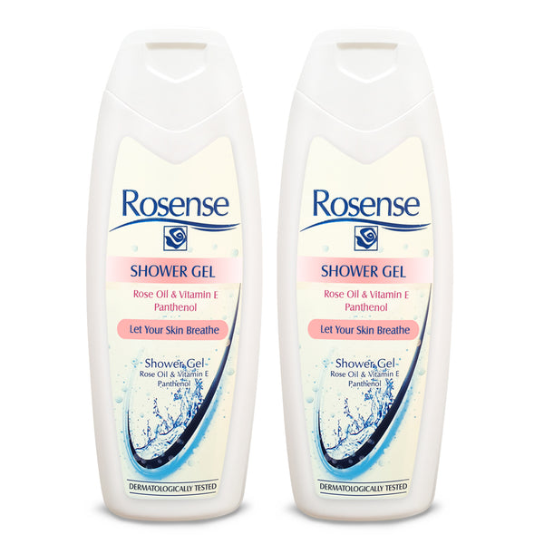 Shower Gel with Rose Oil & Vitamin E & Panthenol